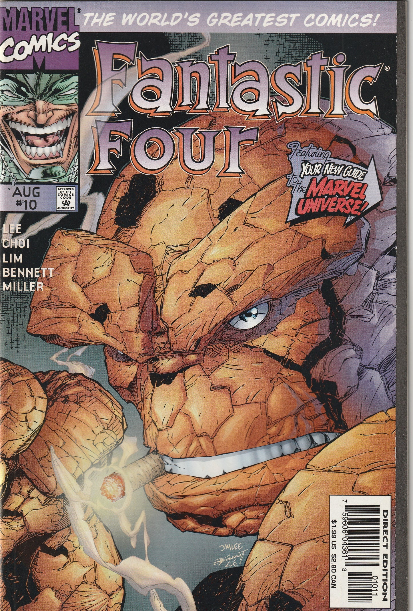 Fantastic Four #10 (1997) - Heroes Reborn - Jim Lee