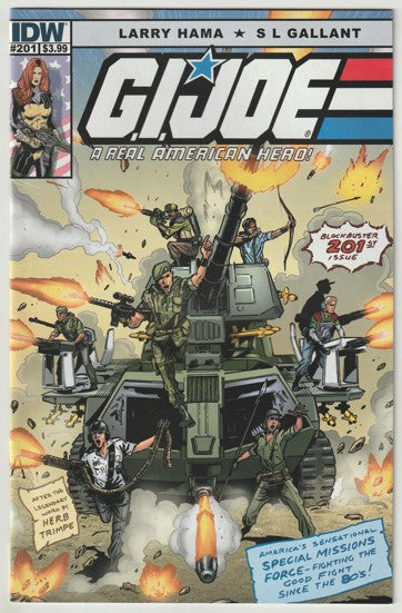 G.I. Joe: A Real American Hero #201 (2014) - Cover A by SL Gallant