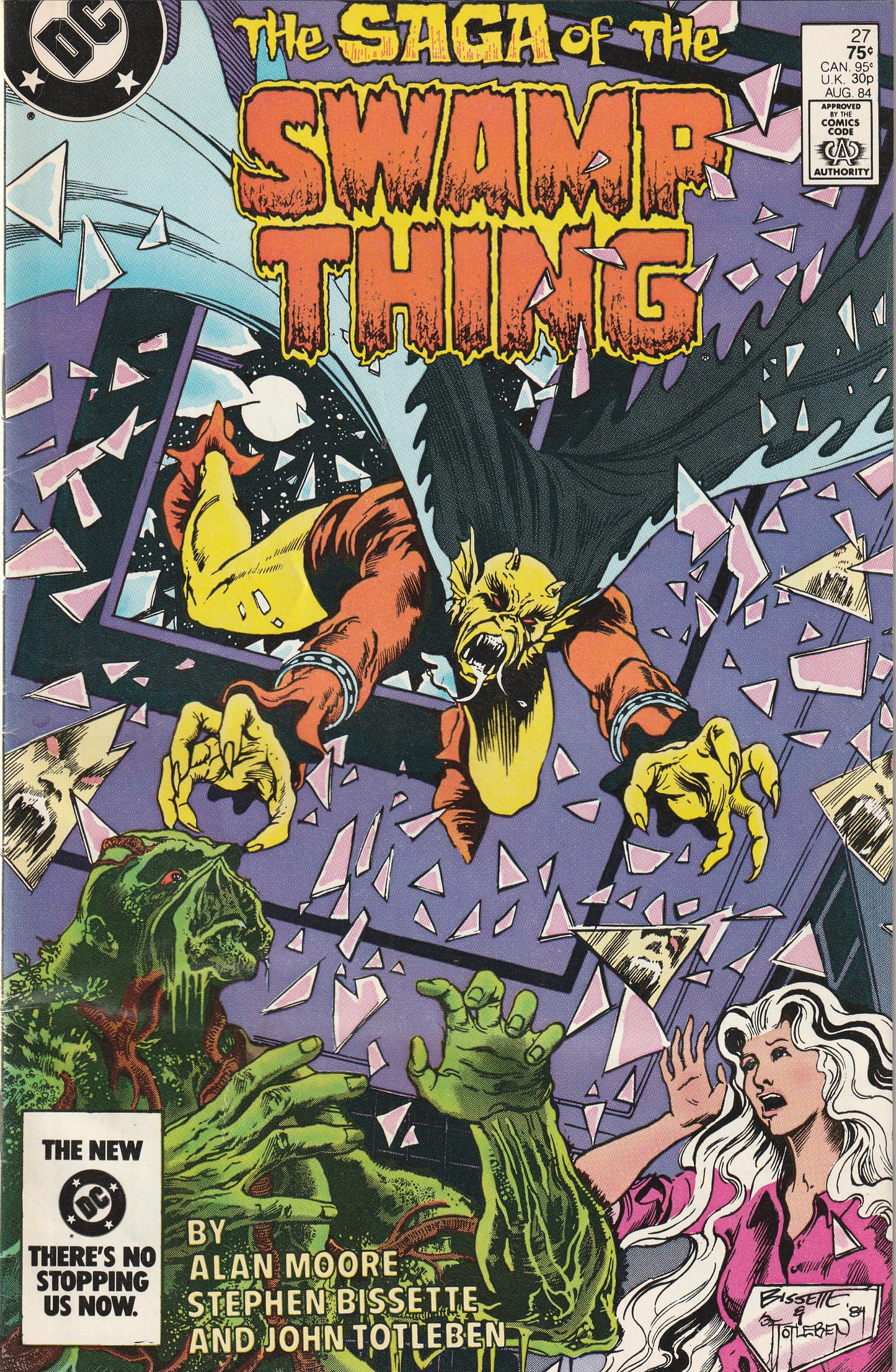 Saga of the Swamp Thing #27 (1984) - Etrigan Appearance