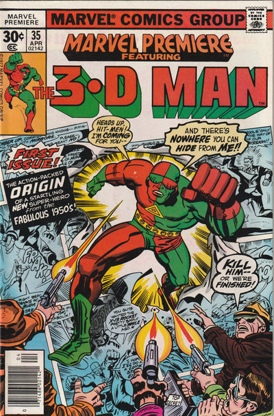 Marvel Premiere #35 (1977) - 1st Appearance of 3-D Man