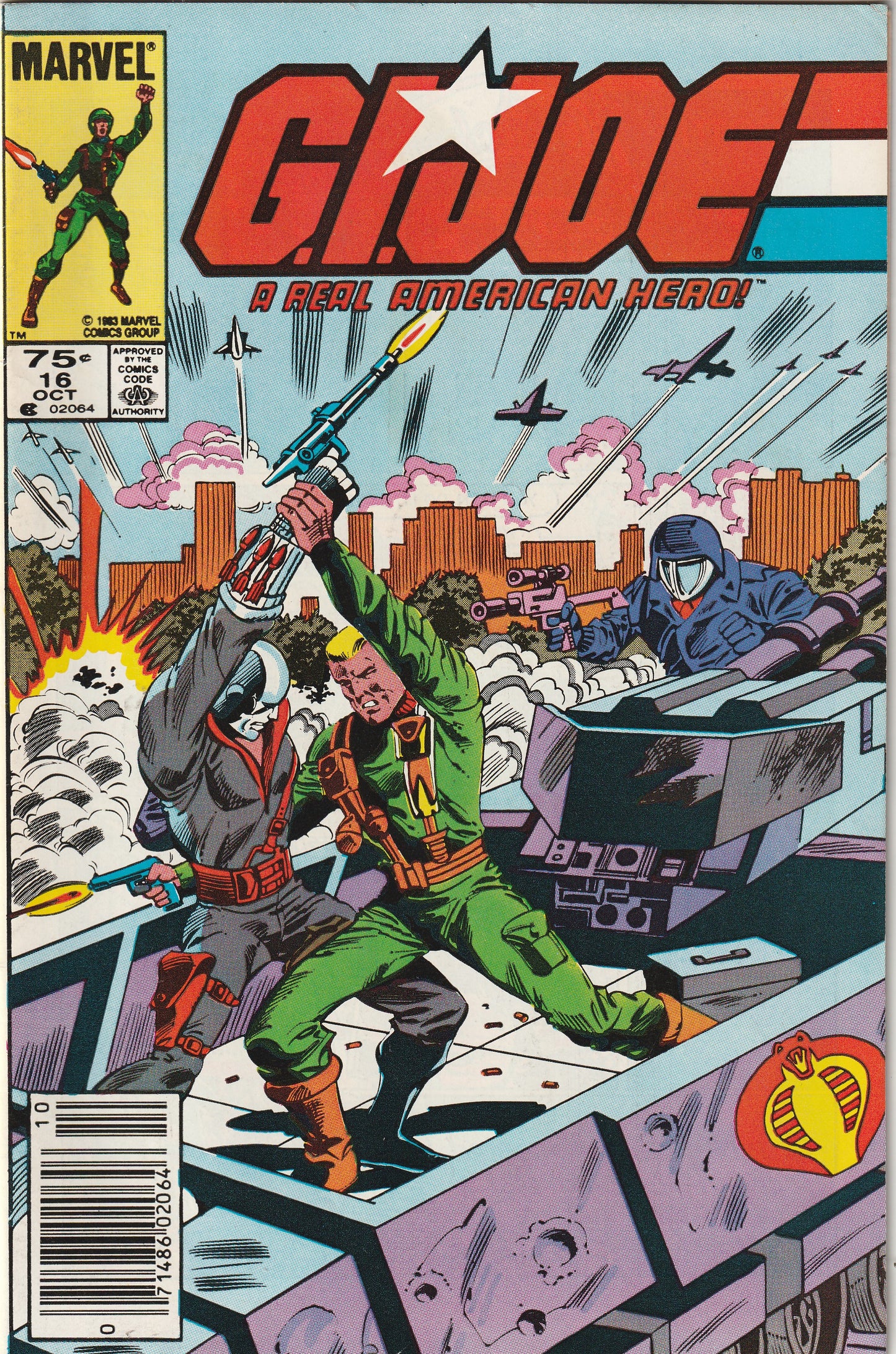 G.I. Joe A Real American Hero #16 (1983) - 1st Full Appearance of Cover Girl and Trip-Wire