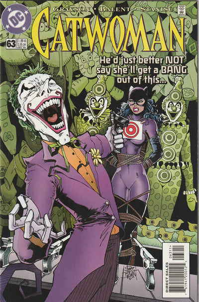 Catwoman #63 (1998) - Devin Grayson, Jim Balent - Classic Joker cover