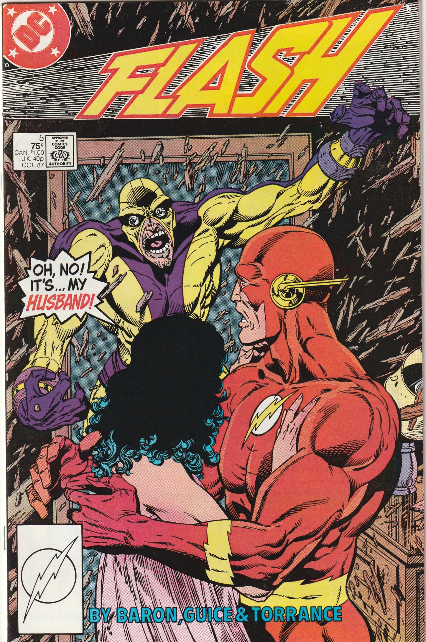 Flash #5 (Volume 2, 1987) - 1st Appearance of Speed McGee AKA Speed Demon