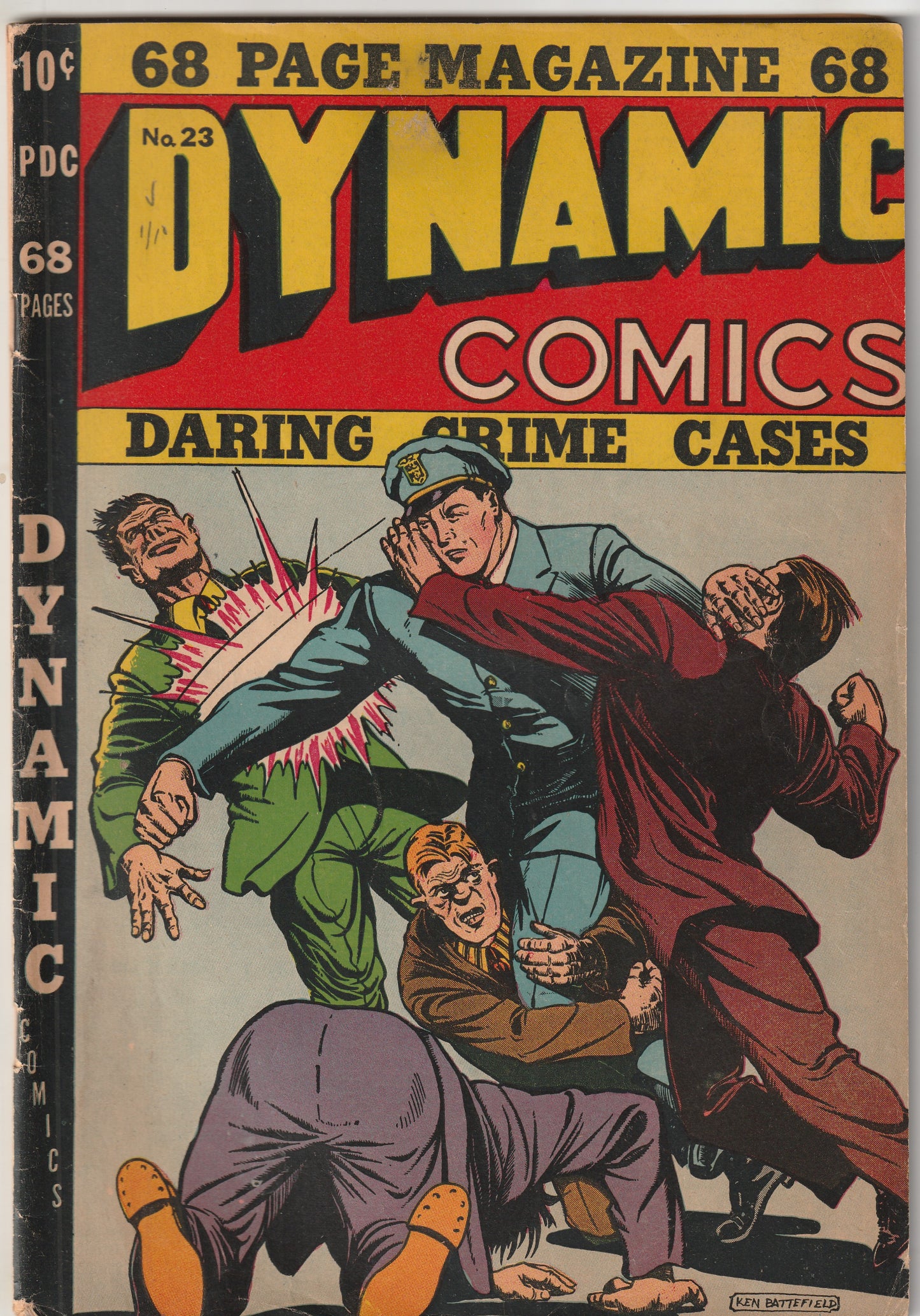 Dynamic Comics #23 (1947) - Yankee Girl appearance