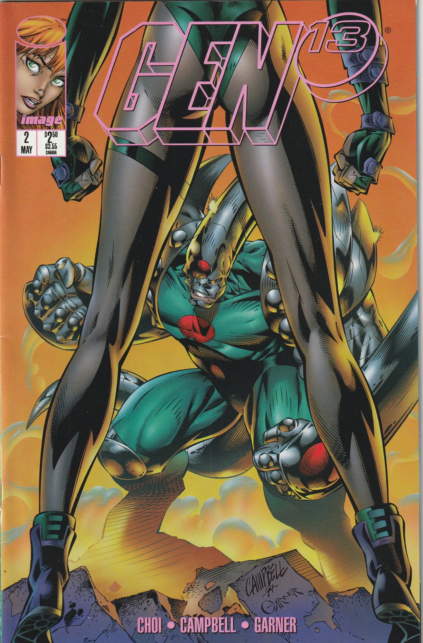 Gen 13 #2 (Volume 2, 1995) - Flip cover