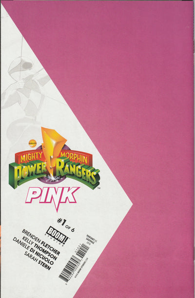 Mighty Morphin Power Rangers Pink #1 (of 6) (2016) - Marguerite Sauvage Virgin Variant Cover 1:10