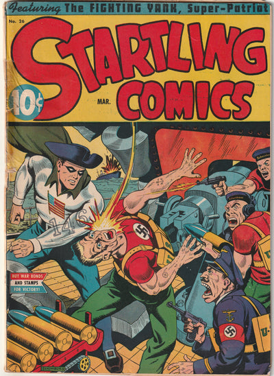 Startling Comics #26 (1944) - Lance Lewis, Space Detective begins, Ingels cover