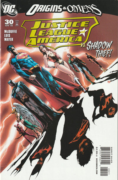 Justice League of America #30 (2009) - Origins and Omens Tie-In