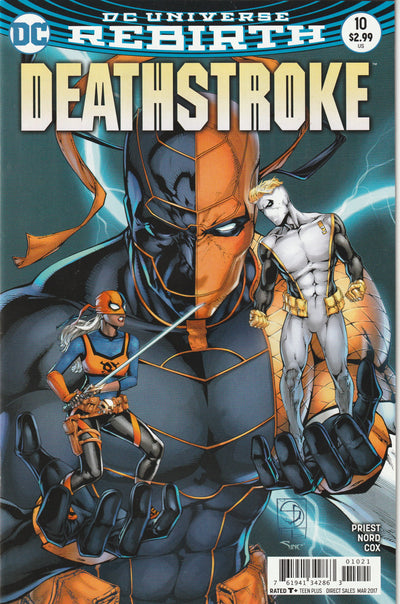 Deathstroke #10 (Rebirth, 2017) - Shane Davis Variant Cover