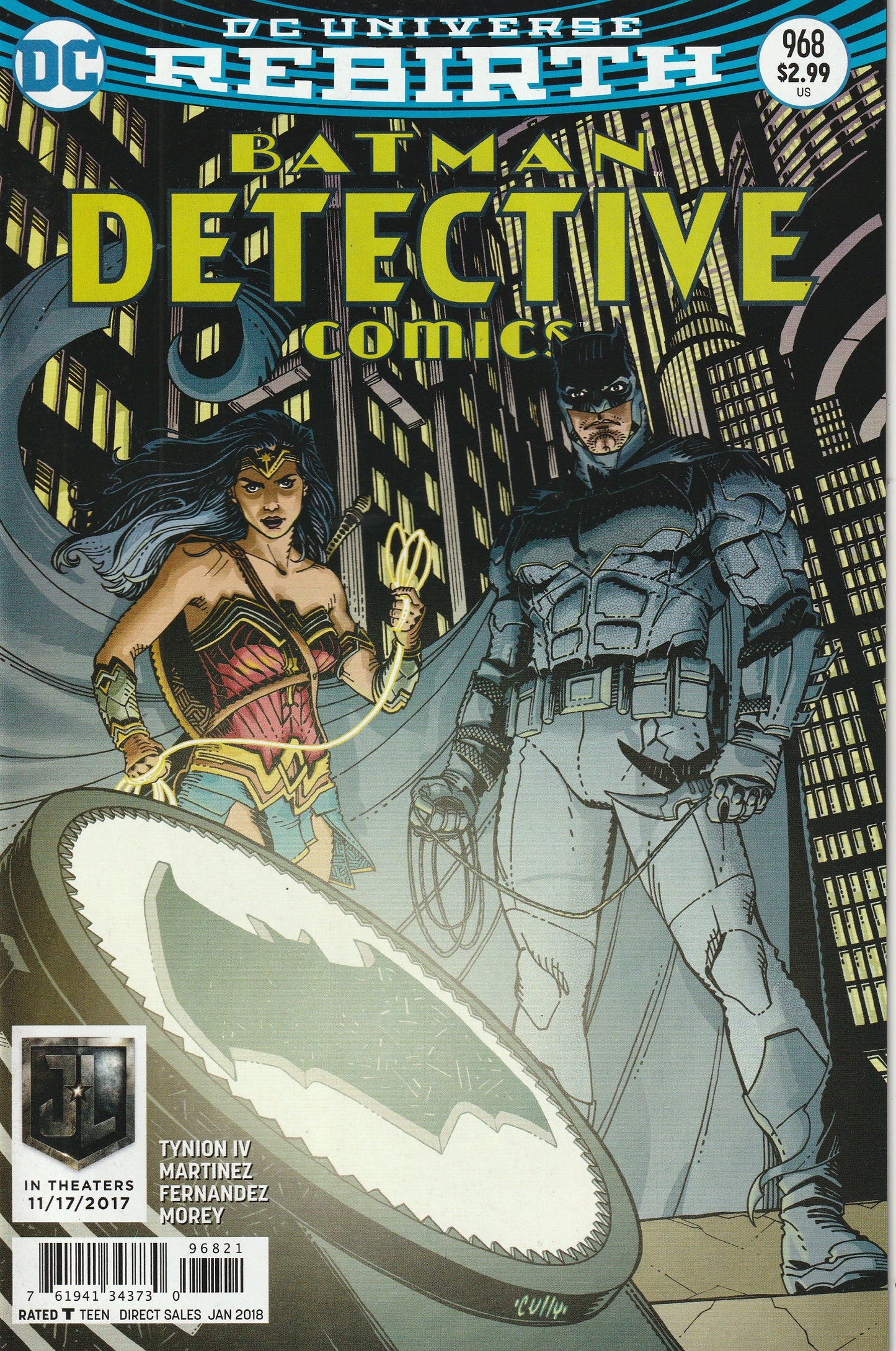 Detective Comics #968 (2018) - Cully Hamner Justice League Cover