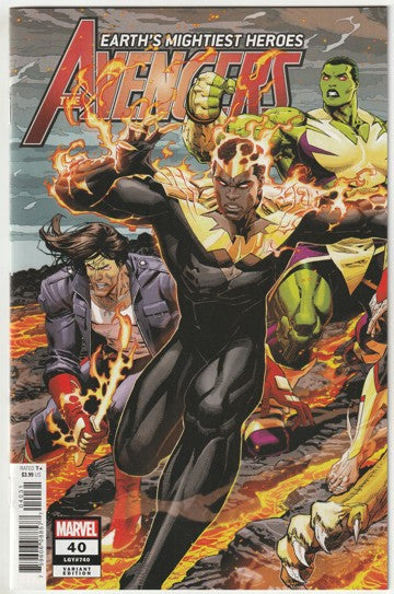 Avengers #40 (LGY #740) (2021) - Dustin Weaver Connecting Variant Cover