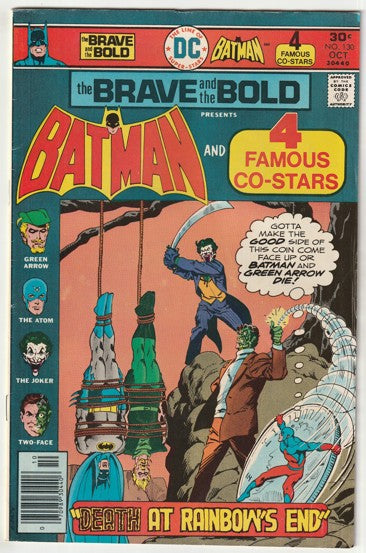 Brave and the Bold #130 (1976) - Batman & 4 Famous Co-Stars