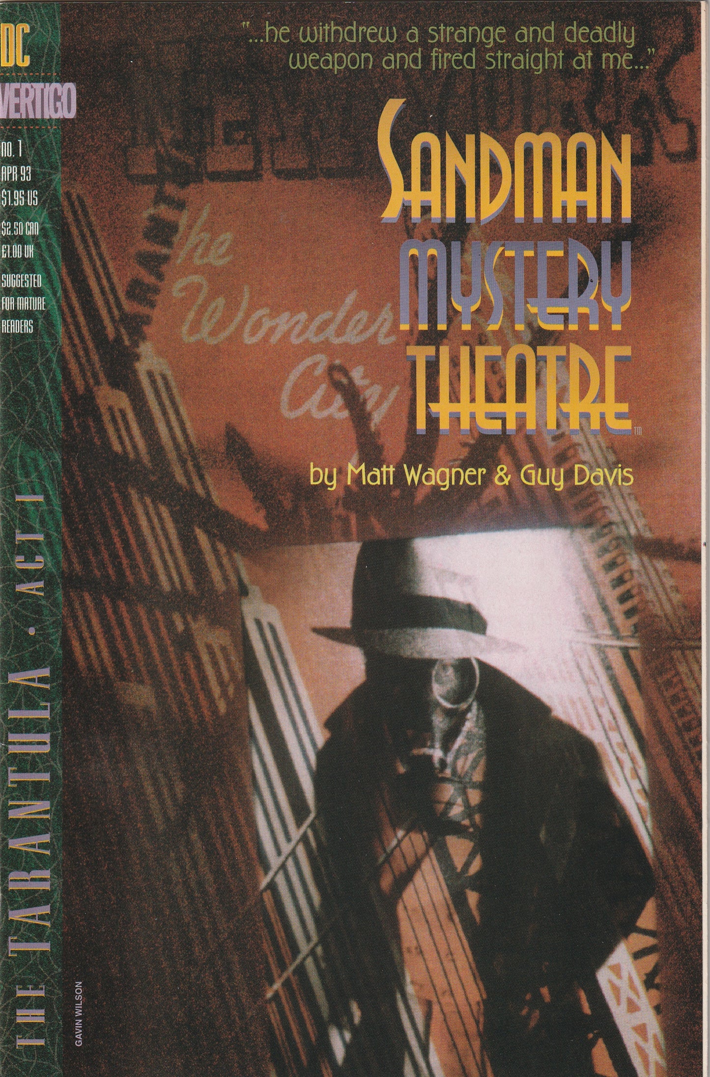 Sandman Mystery Theatre #1 (1993) - Matt Wagner & Guy Davis