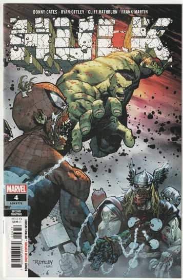 Hulk #4 (LGY #771, 2022) - Ryan Ottley 2nd Printing Variant