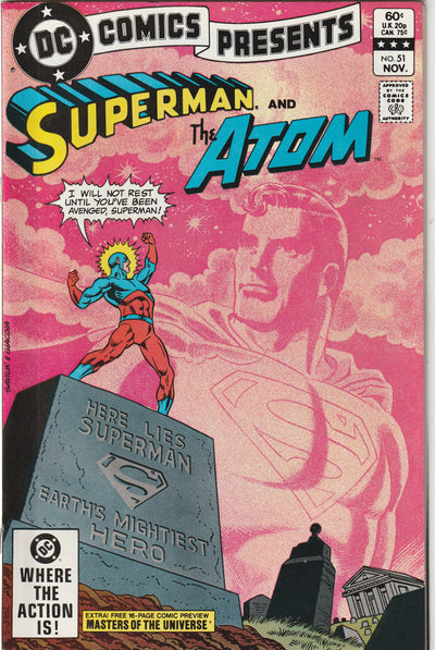 DC Comics Presents #51 (1982) - The Atom - 2nd appearance of He-Man (Prince Adam) (in preview)