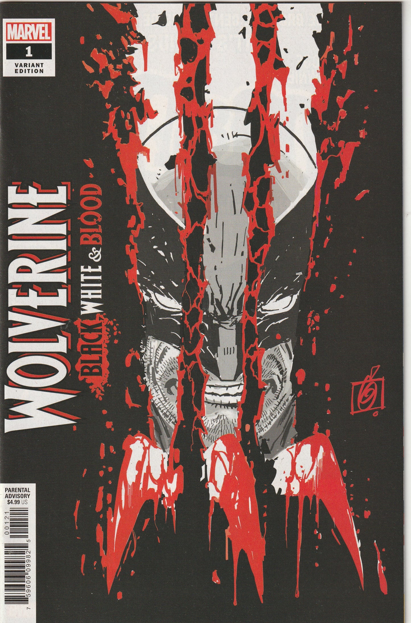 Wolverine: Black, White & Blood #1 (2021) - Ron Garney Variant Cover