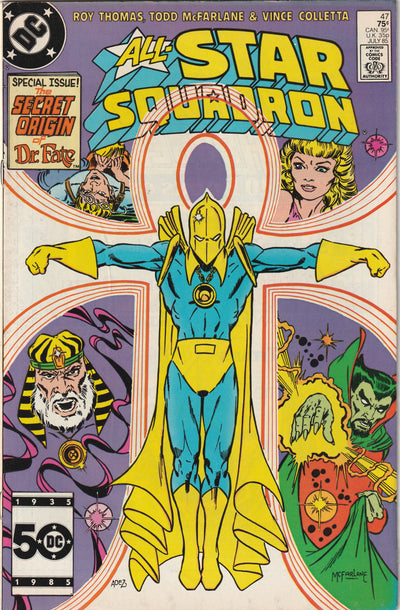 All-Star Squadron #47 (1985) - Todd McFarlane art, Origin Dr. Fate