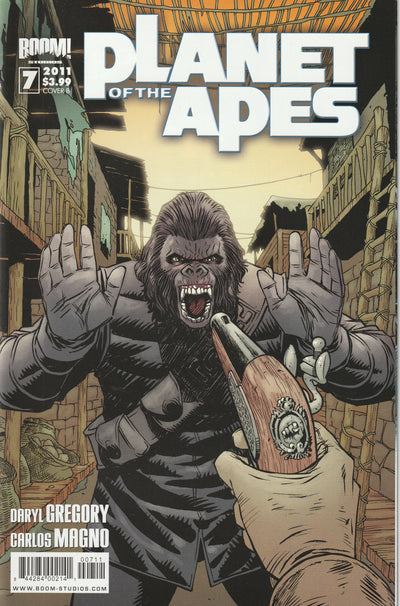 Planet of the Apes #7 (2011) - Cover B by Damian Couceiro
