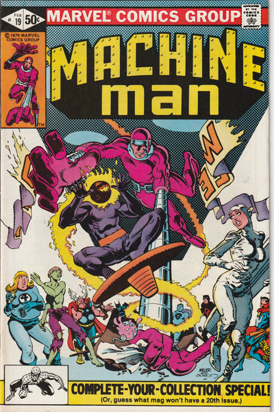 Machine Man #19 (1981) - Steve Ditko - 1st appearance of Jack-O-Lantern, Who Becomes 2nd Hobgoblin