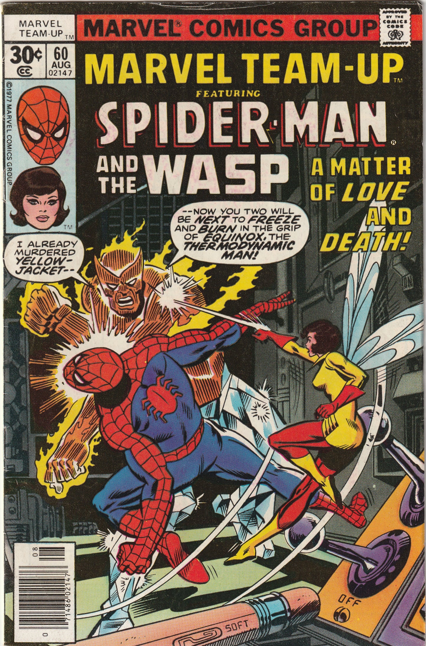 Marvel Team-Up #60 (1977) - Spider-Man & the Wasp - Equinox Origin revealed