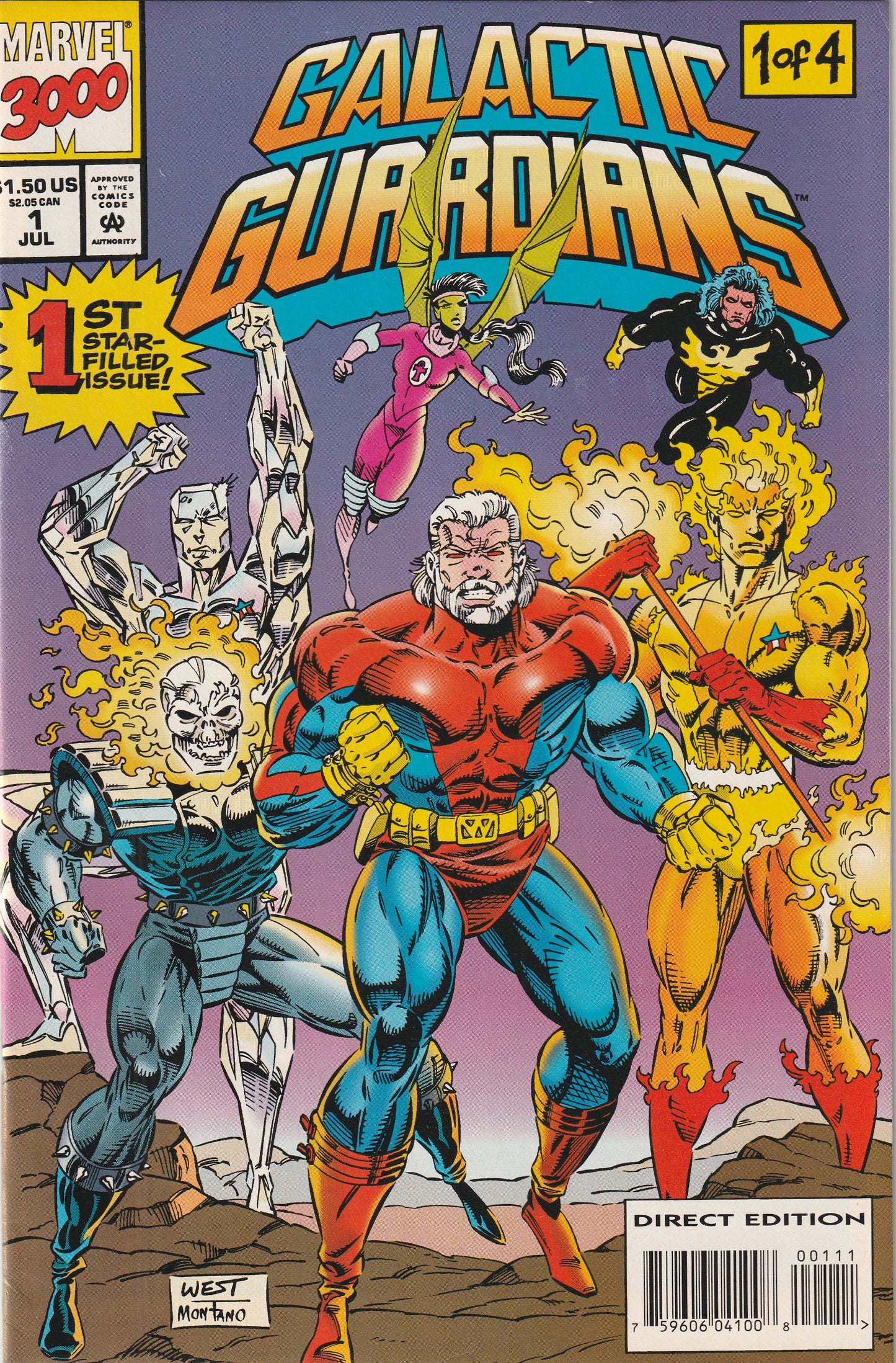 Galactic Guardians (1994) - 4 issue mini series - Marvel 3000