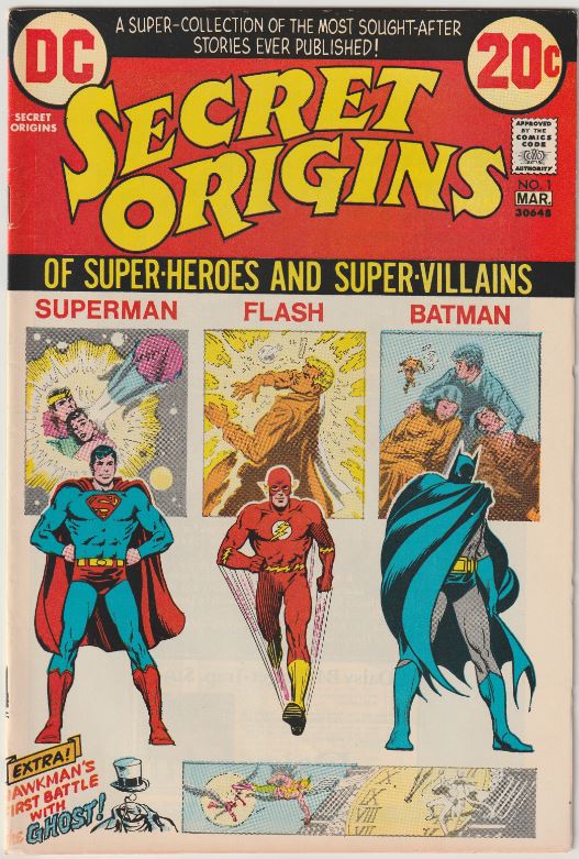 Secret Origins #1 (1973) - Superman, Flash, Batman