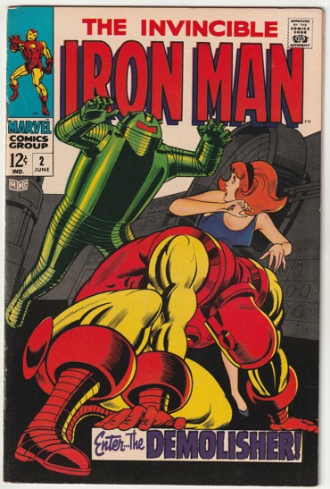 Iron Man #2 (1968) - 1st and only Demolisher Appearance