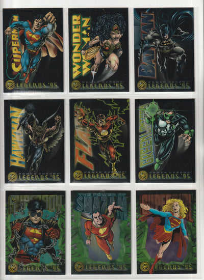 1995 Skybox - DC Legends Power Chrome - Complete base set