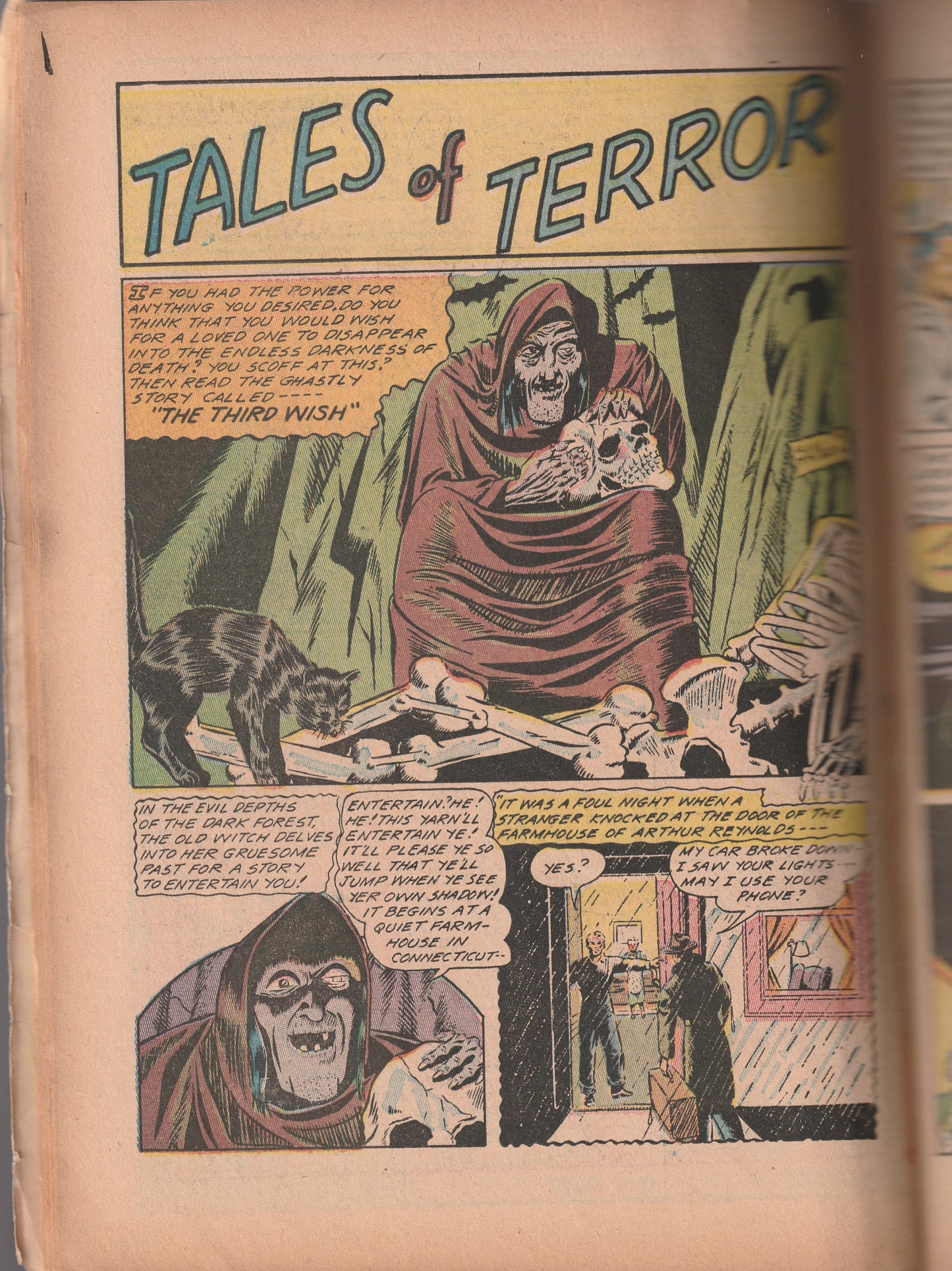 YellowJacket Comics #8 (1946) - Tales of Terror