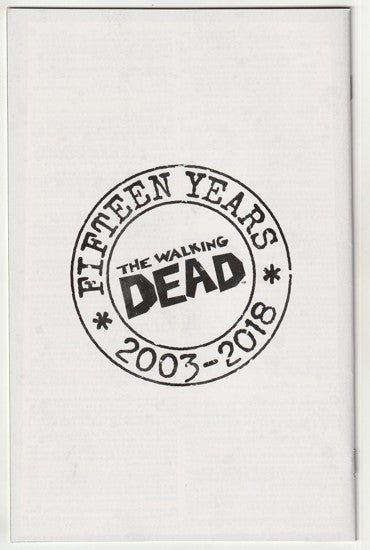 The Walking Dead #27 (2018) - 15th Anniversary Blind Bag - Declan Shalvey cover