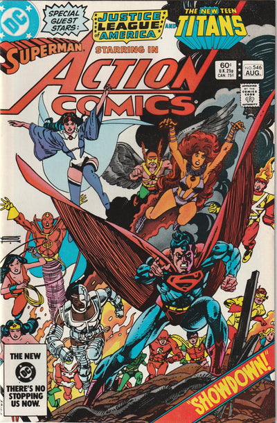 Action Comics #546 (1983) - New Brainiac & New Teen Titans