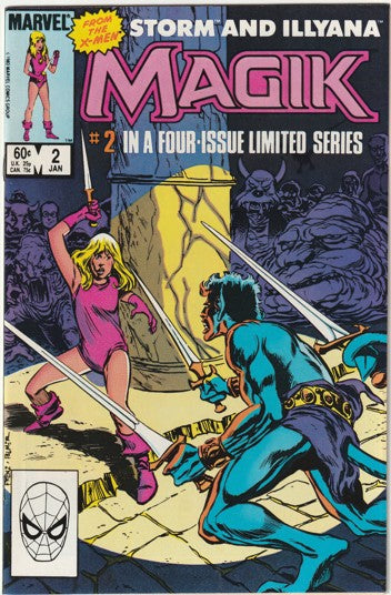 Magik (1983-1984) - 4 issue mini series - Origin of Magik (Illyana Rasputin)