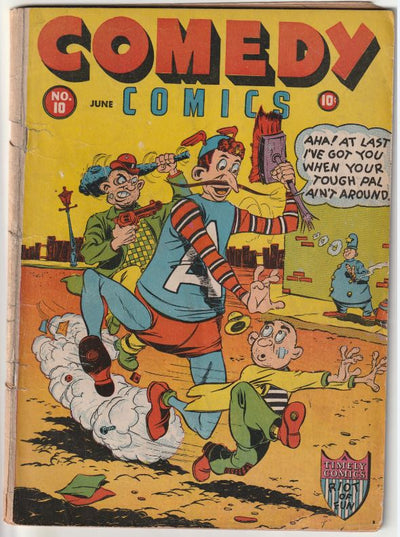 Comedy Comics #10 (1942) - Scarce - Origin The Fourth Musketeer