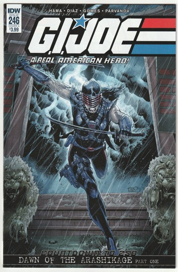 G.I. Joe: A Real American Hero #246 (2017) - Cover A - 3rd Appearance of Snake Eyes