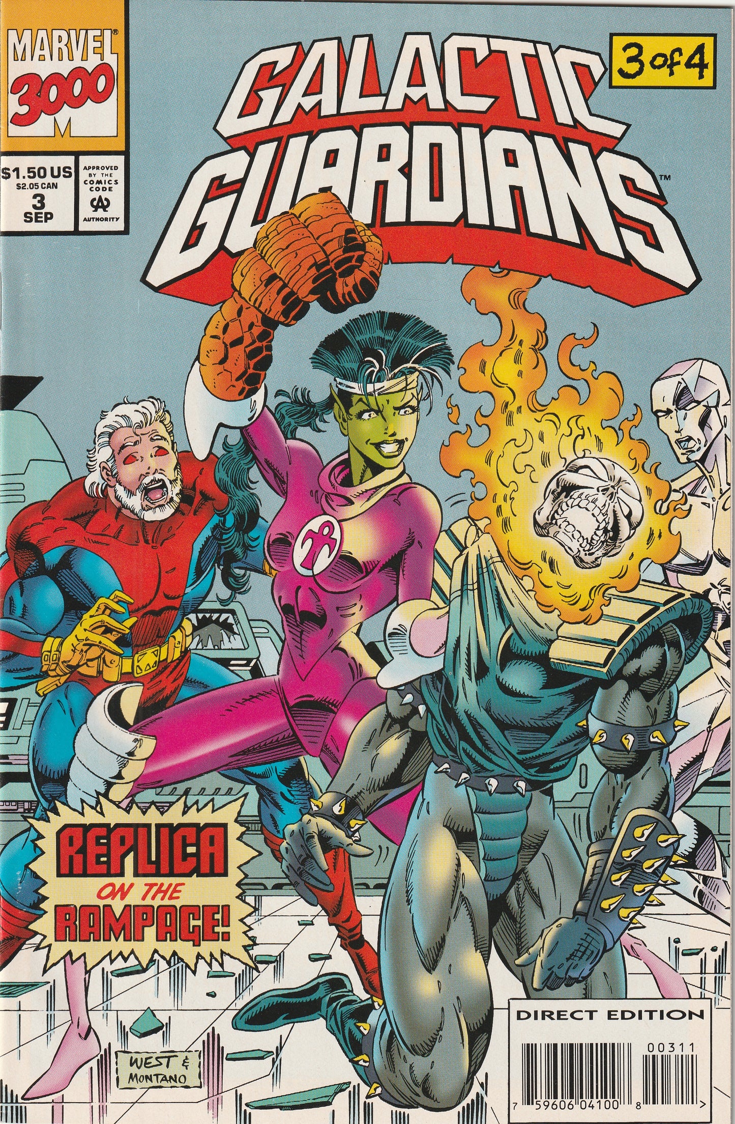 Galactic Guardians (1994) - 4 issue mini series - Marvel 3000