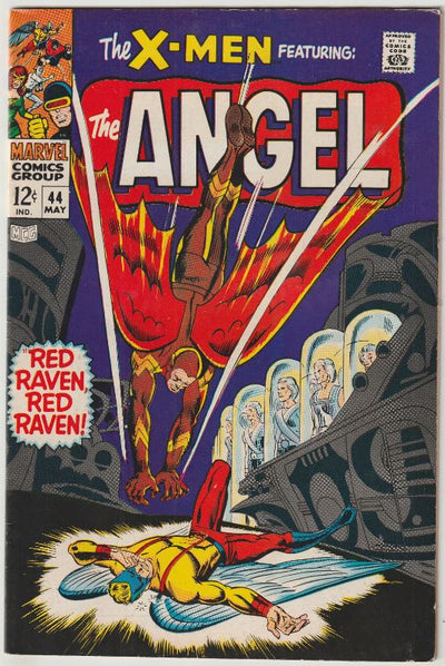 X-Men #44 (1968) - 1st Silver Age appearance of G.A. Red Raven