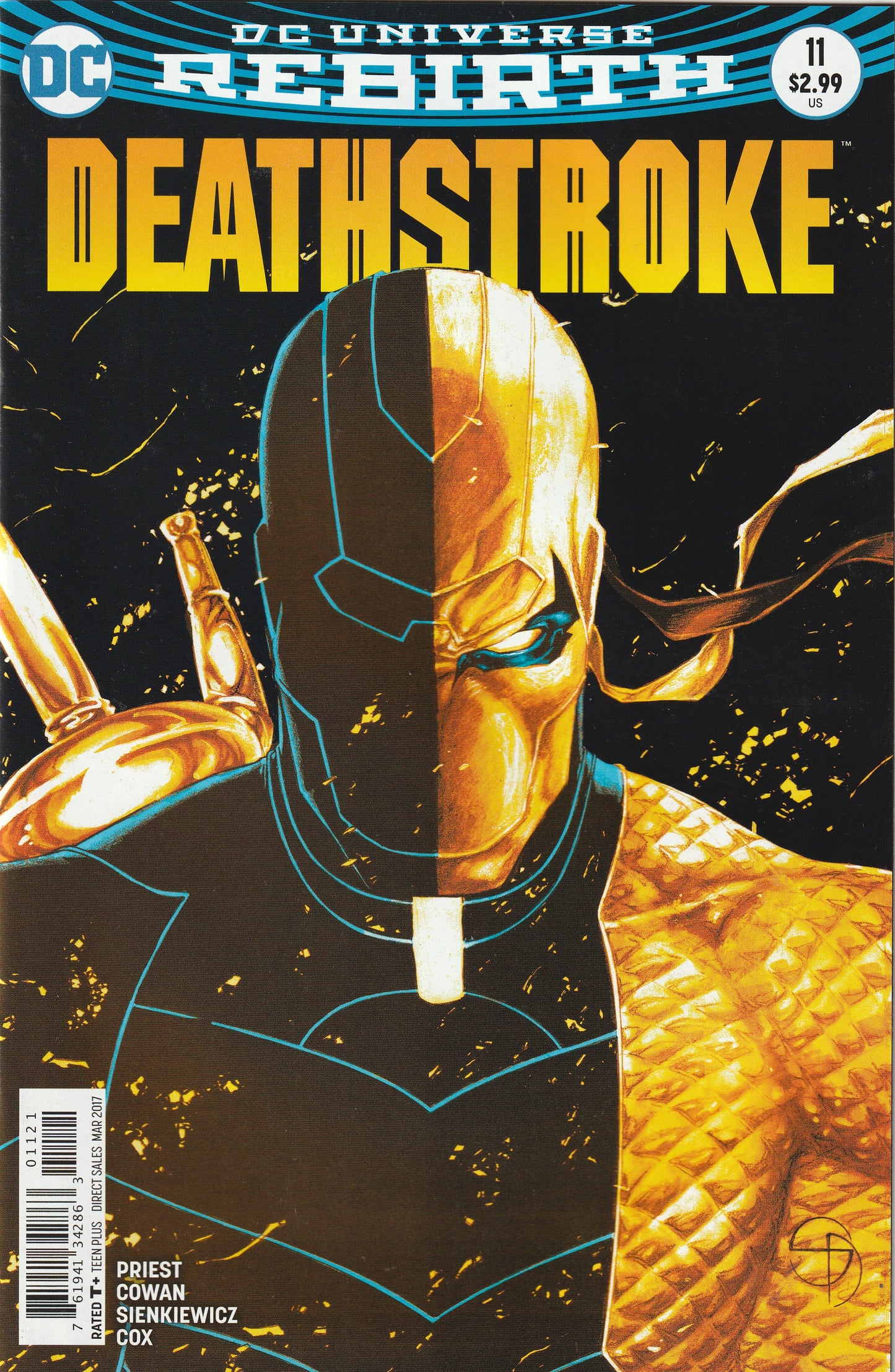 Deathstroke #11 (Rebirth, 2017) - Shane Davis Variant Cover