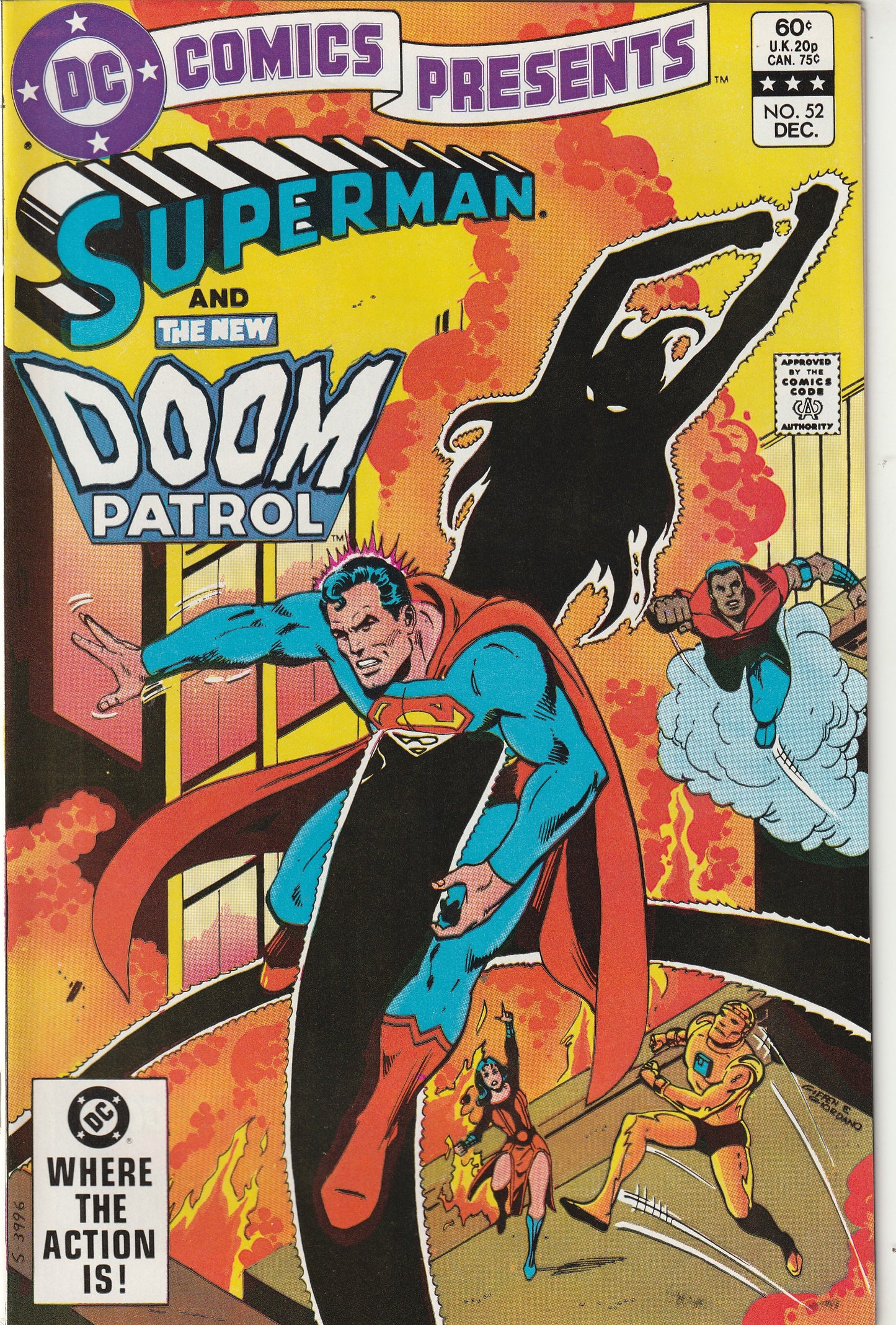 DC Comics Presents #52 (1982) - New Doom Patrol - 1st appearance of Ambush Bug