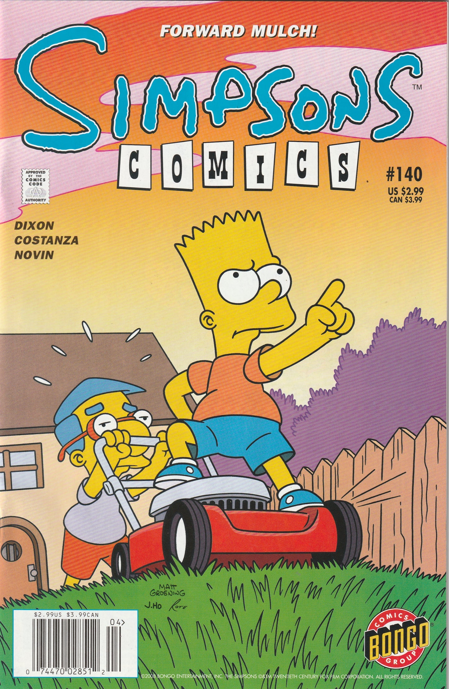 Simpsons Comics #140 (2008)