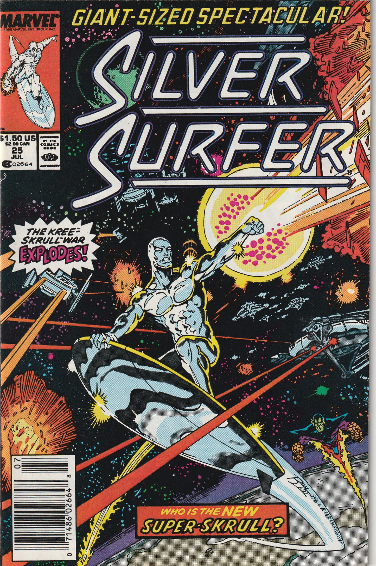 Silver Surfer #25 (1989) - Giant sized spectacular