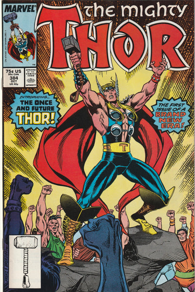 Mighty Thor #384 (1987) - 1st Appearance of Dargo Ktor (Future Thor)