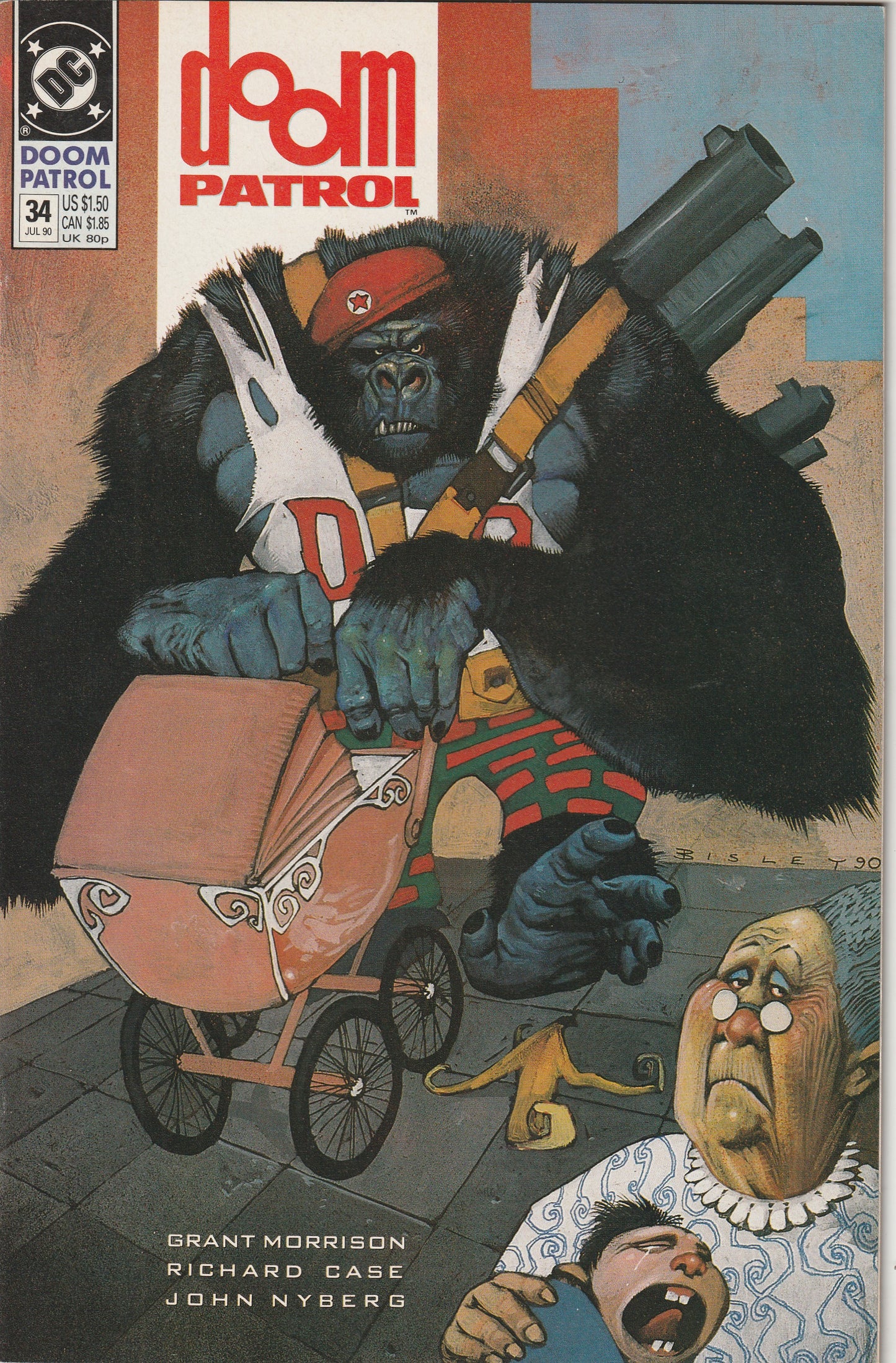 Doom Patrol #34 (1990) - Simon Bisley cover