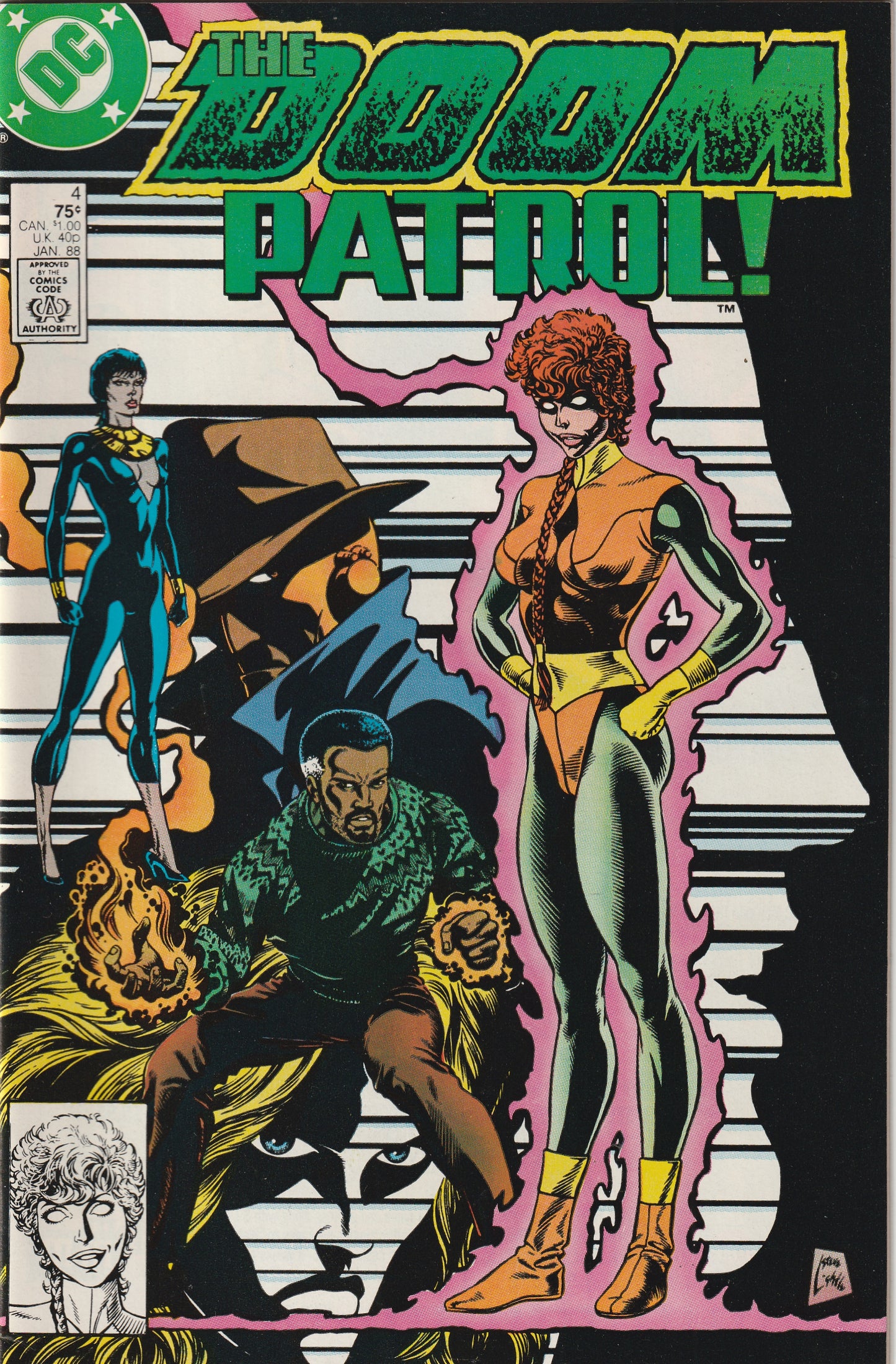 Doom Patrol #4 (1988) - 1st Appearance of Karma