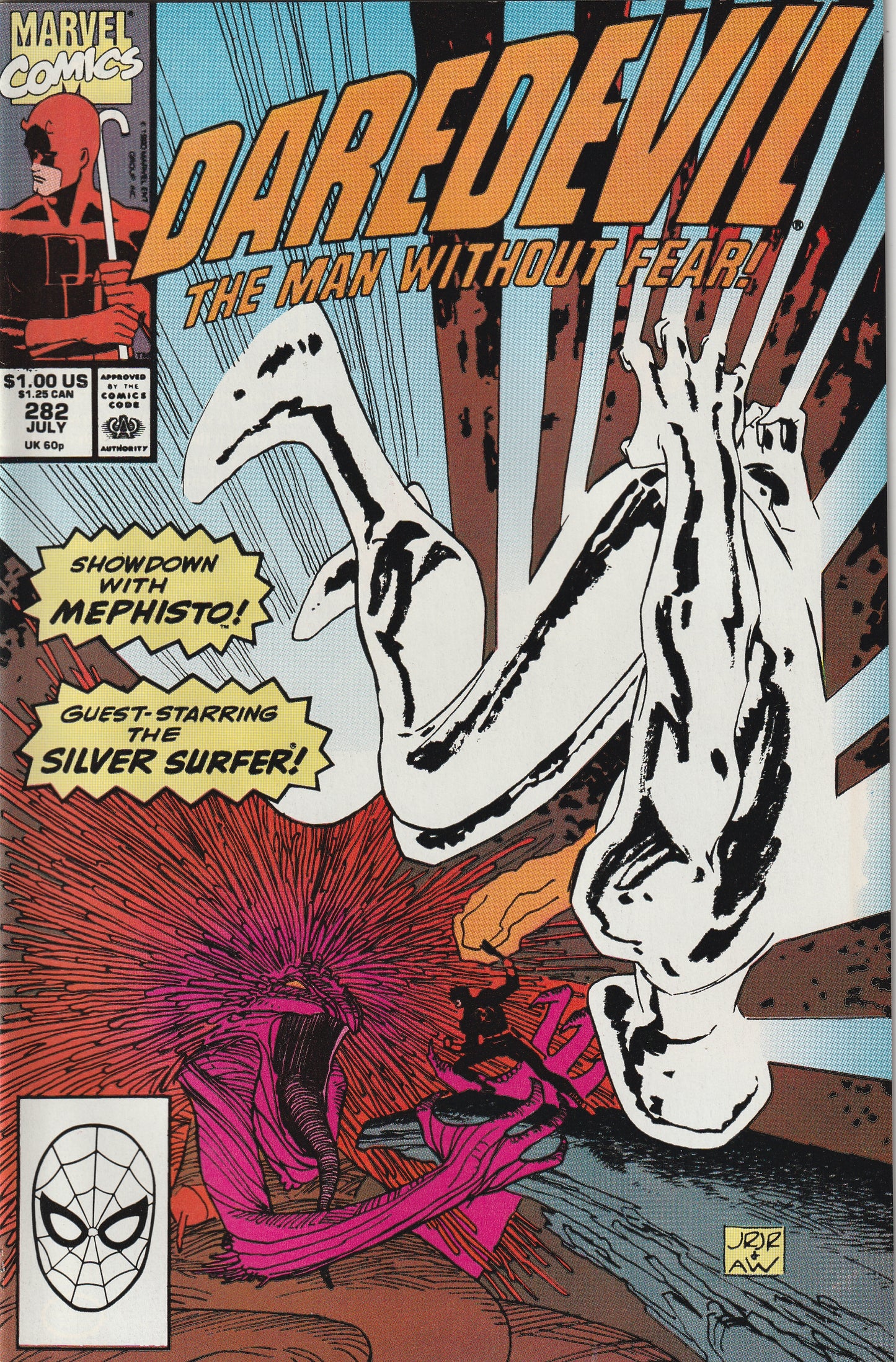 Daredevil #282 (1990) - Guest starring Silver Surfer