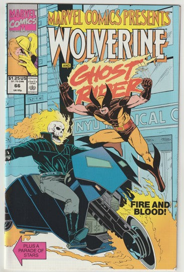 Marvel Comics Presents #66 (1990) - Wolverine and Ghost Rider
