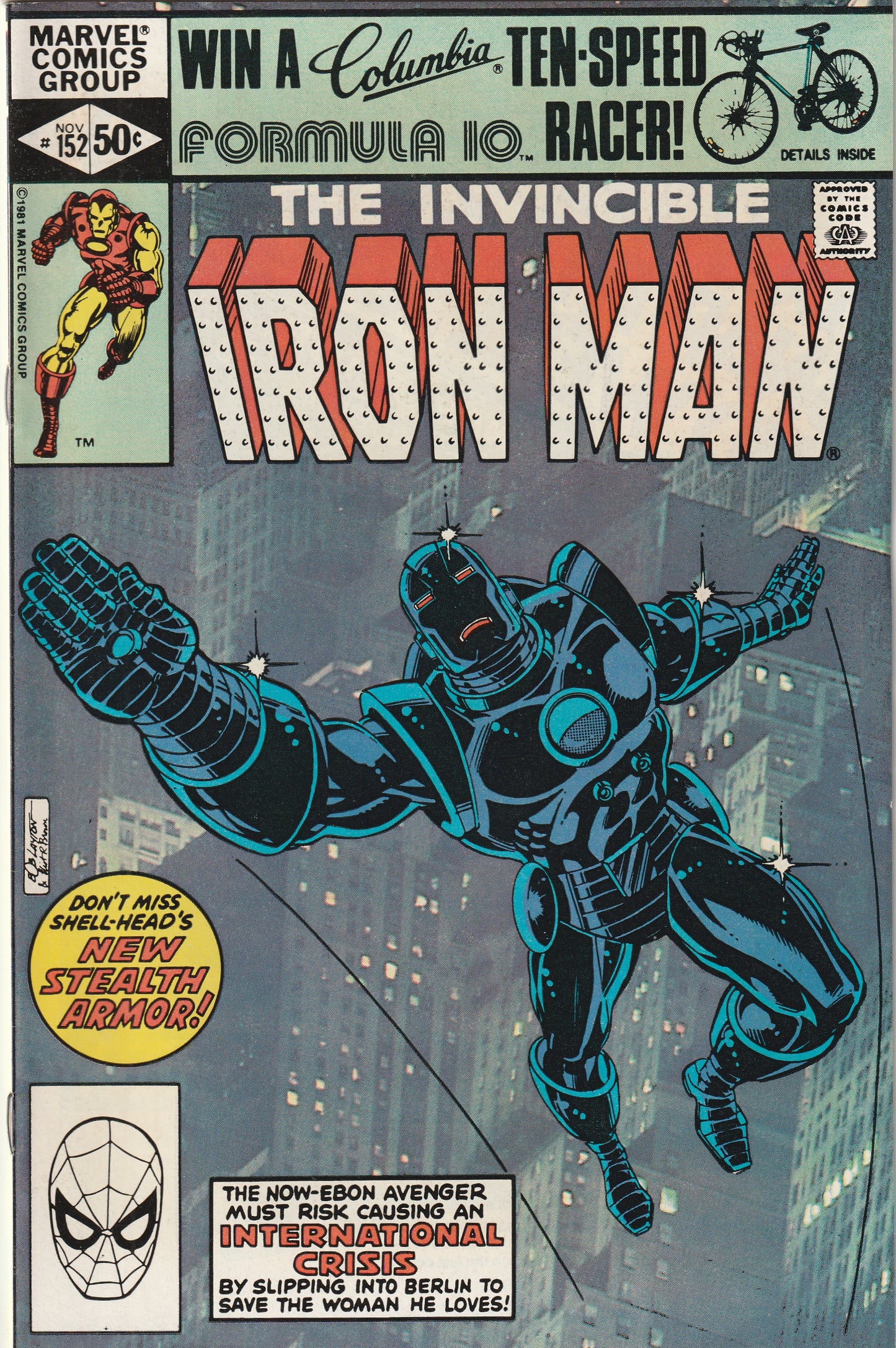 Iron Man #152 (1981) - Stealth Armor