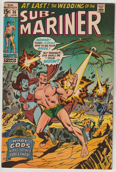 The Sub-Mariner #36 (1971) - Berni Wrightson inks!