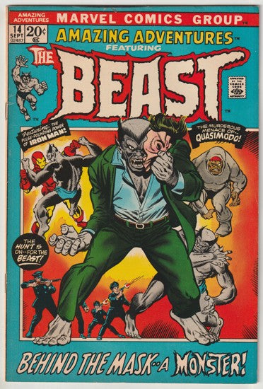 Amazing Adventures #14 (1972) - Gil Kane - Quasimodo Appearance
