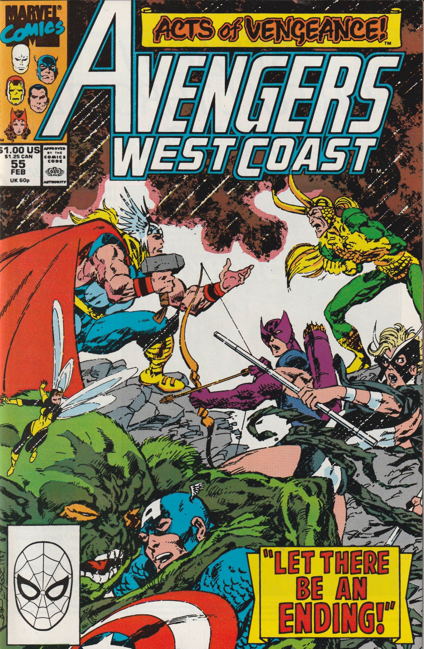 Avengers West Coast #55 (1990) - Conclusion to the Acts of Vengeance event.