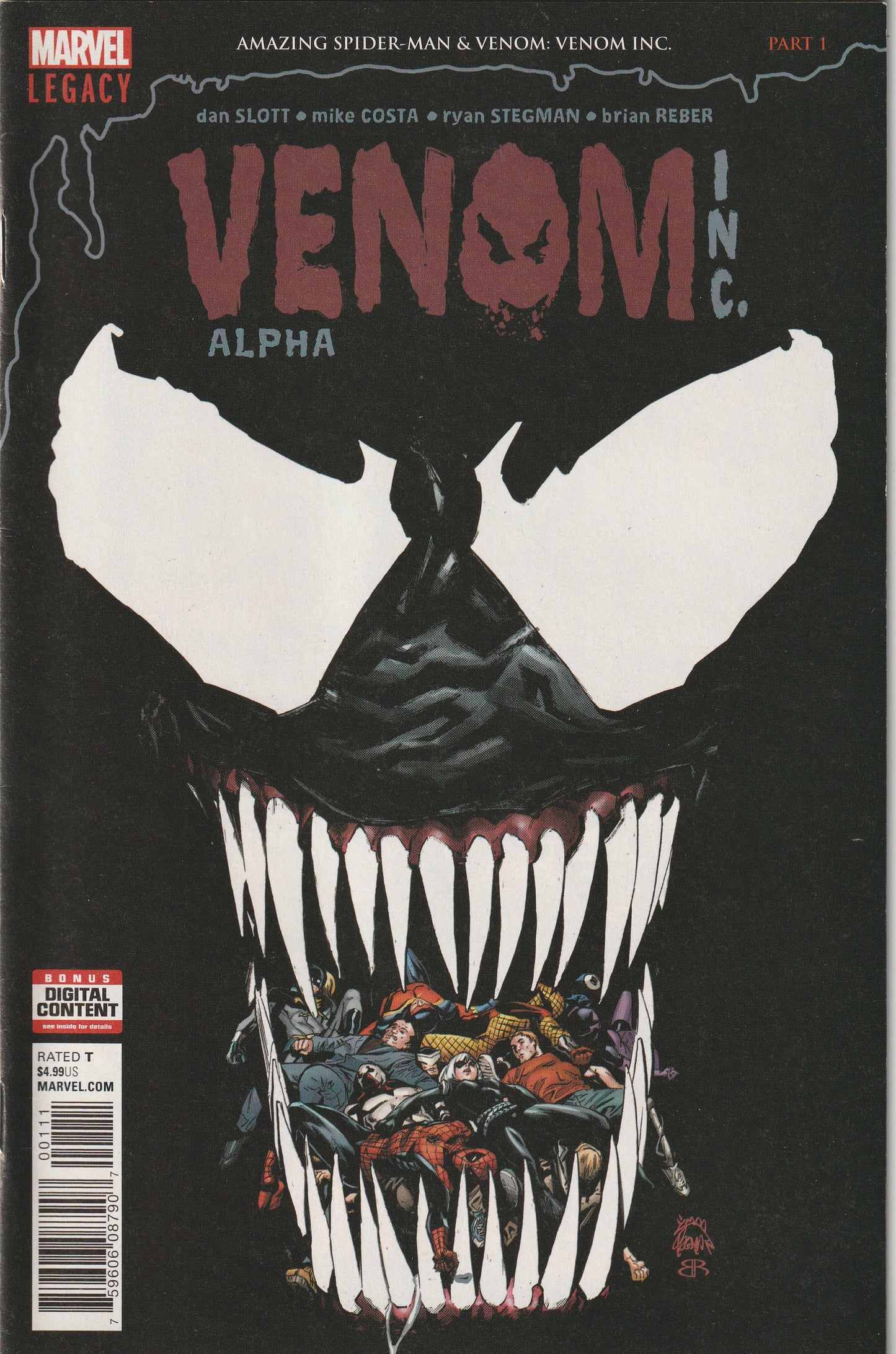 Amazing Spider-Man: Venom INC Alpha #1 (2018) - 1st appearance of Flash Thompson as Agent Anti-Venom